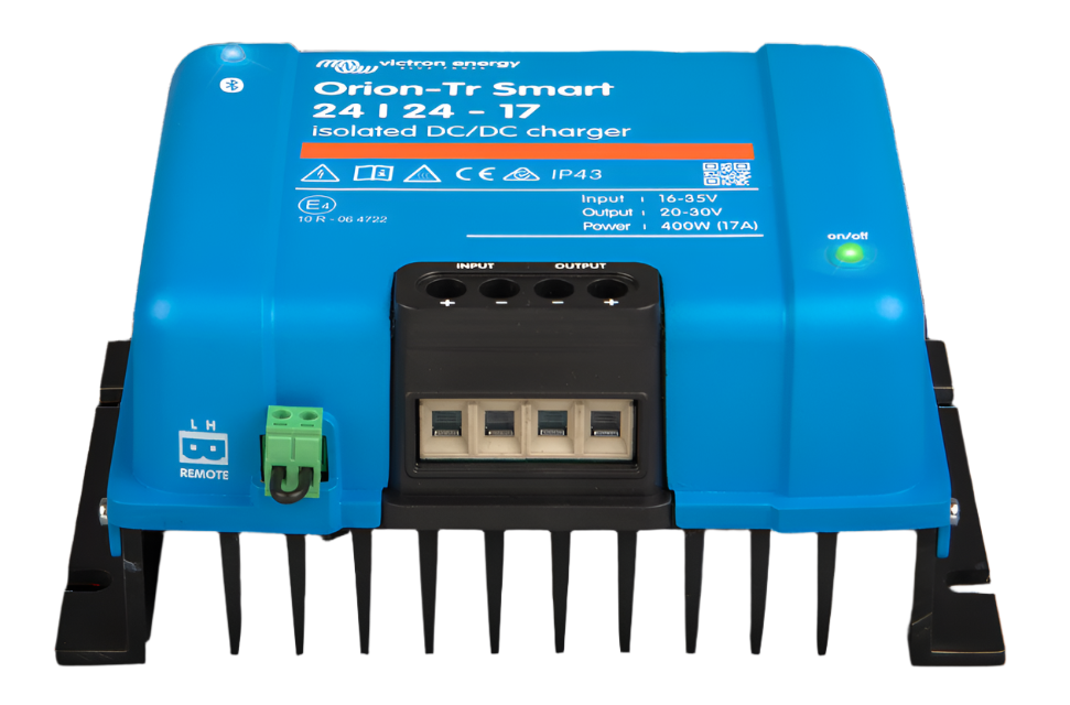 ORION-TR SMART 24V TO 24V-17A (400W) ISOLATED DC-DC CHARGER