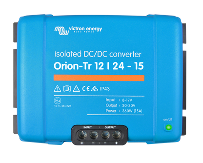 ORION-TR 12V TO 24V-15A (360W) ISOLATED DC-DC CONVERTER