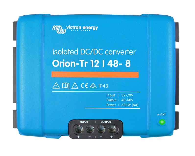 ORION-TR 12V TO 48V -8A (380W) ISOLATED DC-DC CONVERTER