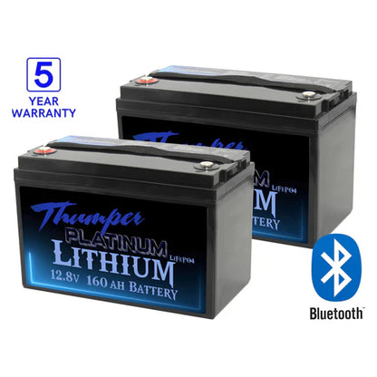 THUMPER PLATINUM LITHIUM 160AH LiFePO4 BLUETOOTH BATTERY