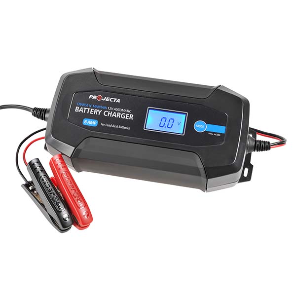 12V 8A 8 STAGE CHARGE & MAINTAIN BATTERY CHARGER