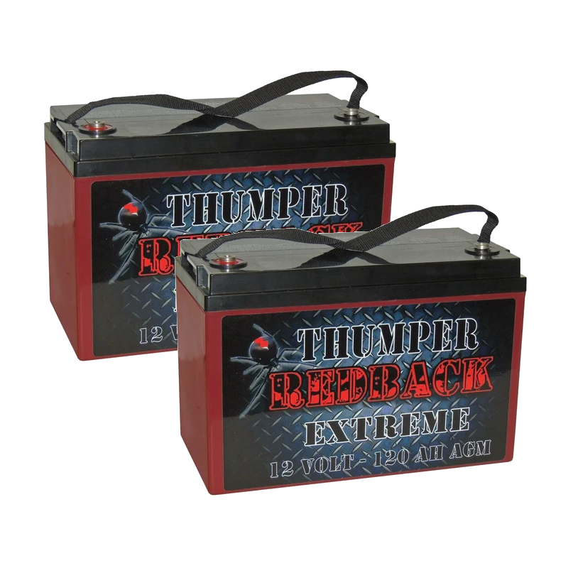 THUMPER REDBACK EXTREME 120AH AGM BATTERY