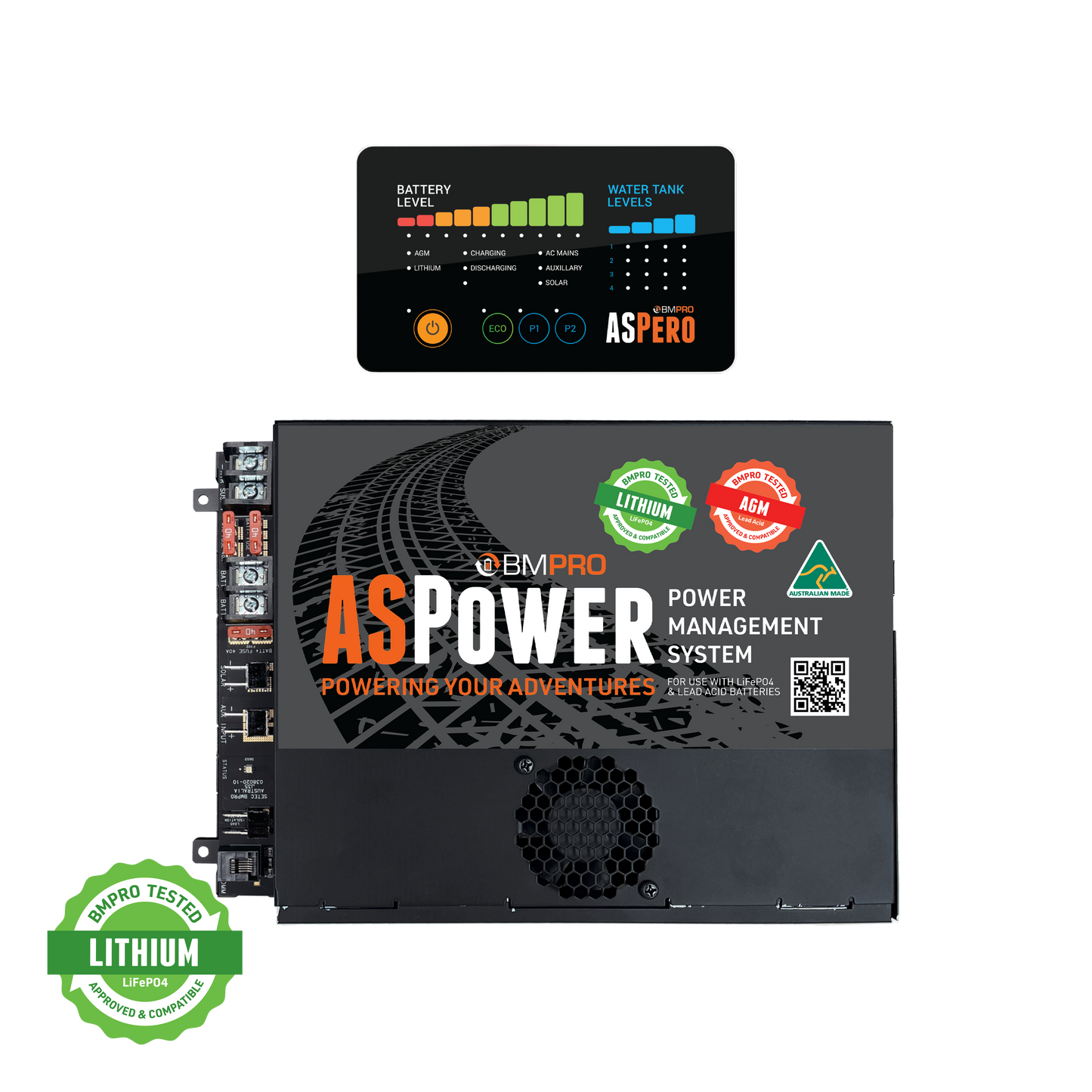 ASPERO POWER MANAGEMENT SYSTEM + DISPLAY