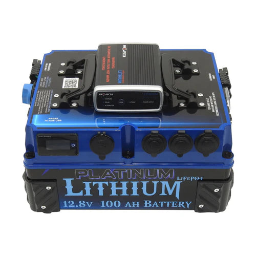 THUMPER LITHIUM 100 AH PROJECTA DC BATTERY PACK + JUMP START