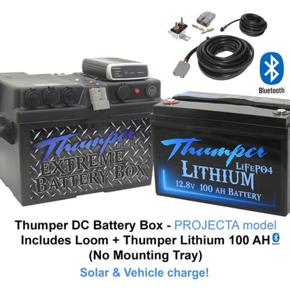 THUMPER PROJECTA DC-DC LITHIUM BATTERY BOX