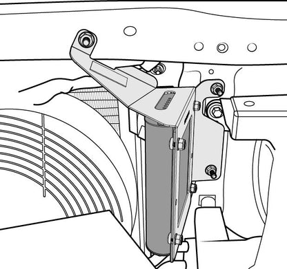 BCDC MOUNTING BRACKET TO SUIT NISSAN PATROL Y61 GU SERIES 4-9