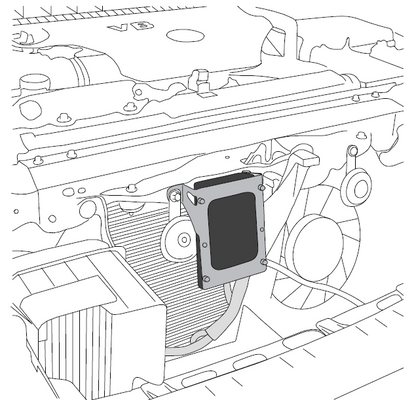 BCDC MOUNTING BRACKET TO SUIT TOYOTA 200 SERIES