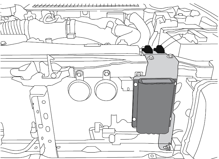 BCDC MOUNTING BRACKET TO SUIT TOYOTA 70 SERIES