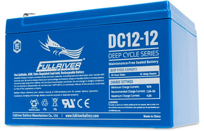 FULLRIVER DC SERIES 12V 12AH AGM BATTERY