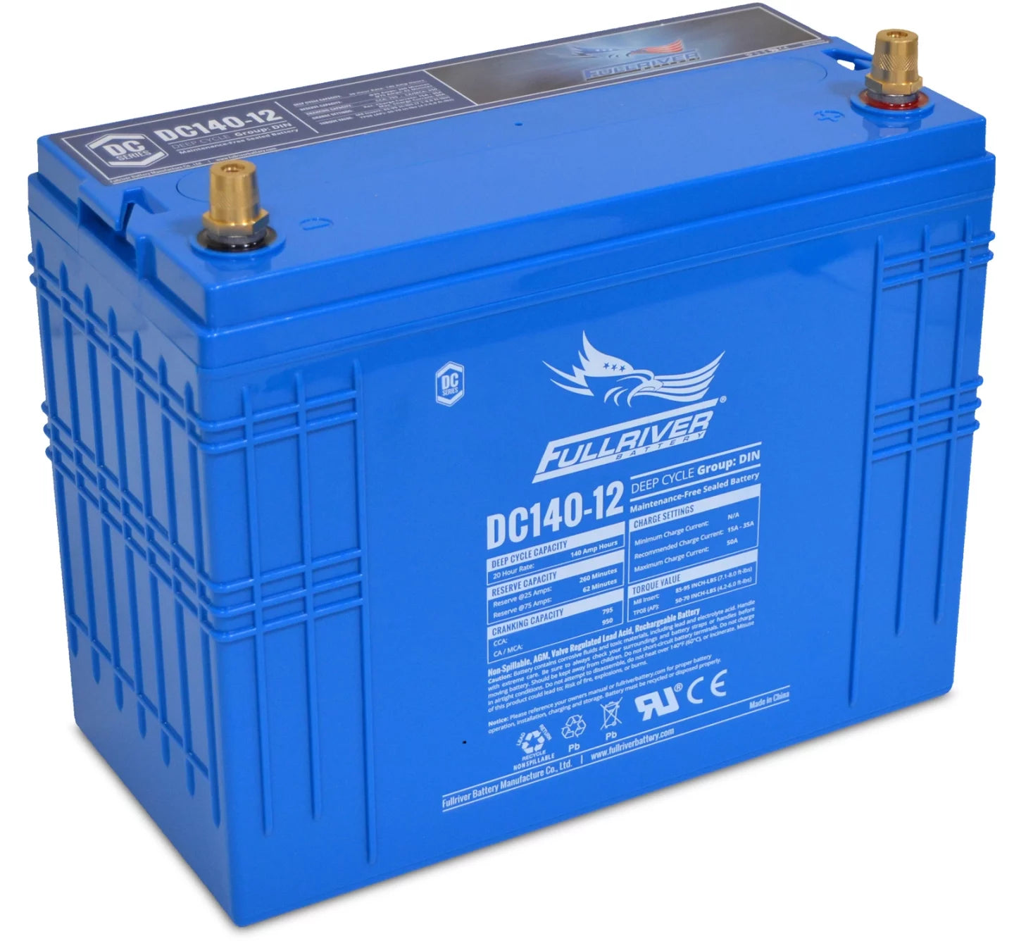 FULLRIVER DC SERIES 12V 140AH AGM BATTERY