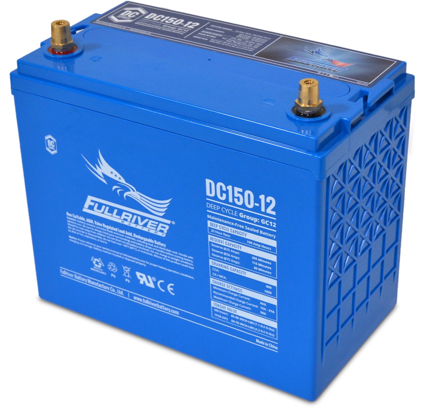 FULLRIVER DC SERIES 12V 150AH AGM BATTERY