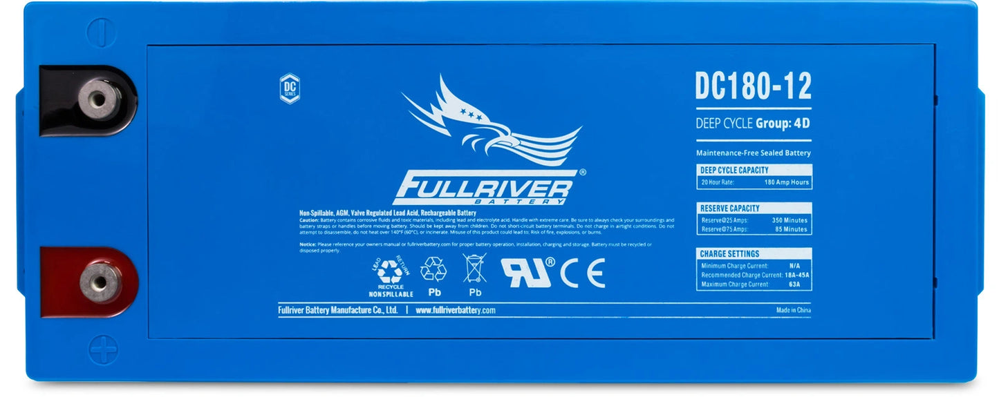 FULLRIVER DC SERIES 12V 180AH AGM BATTERY