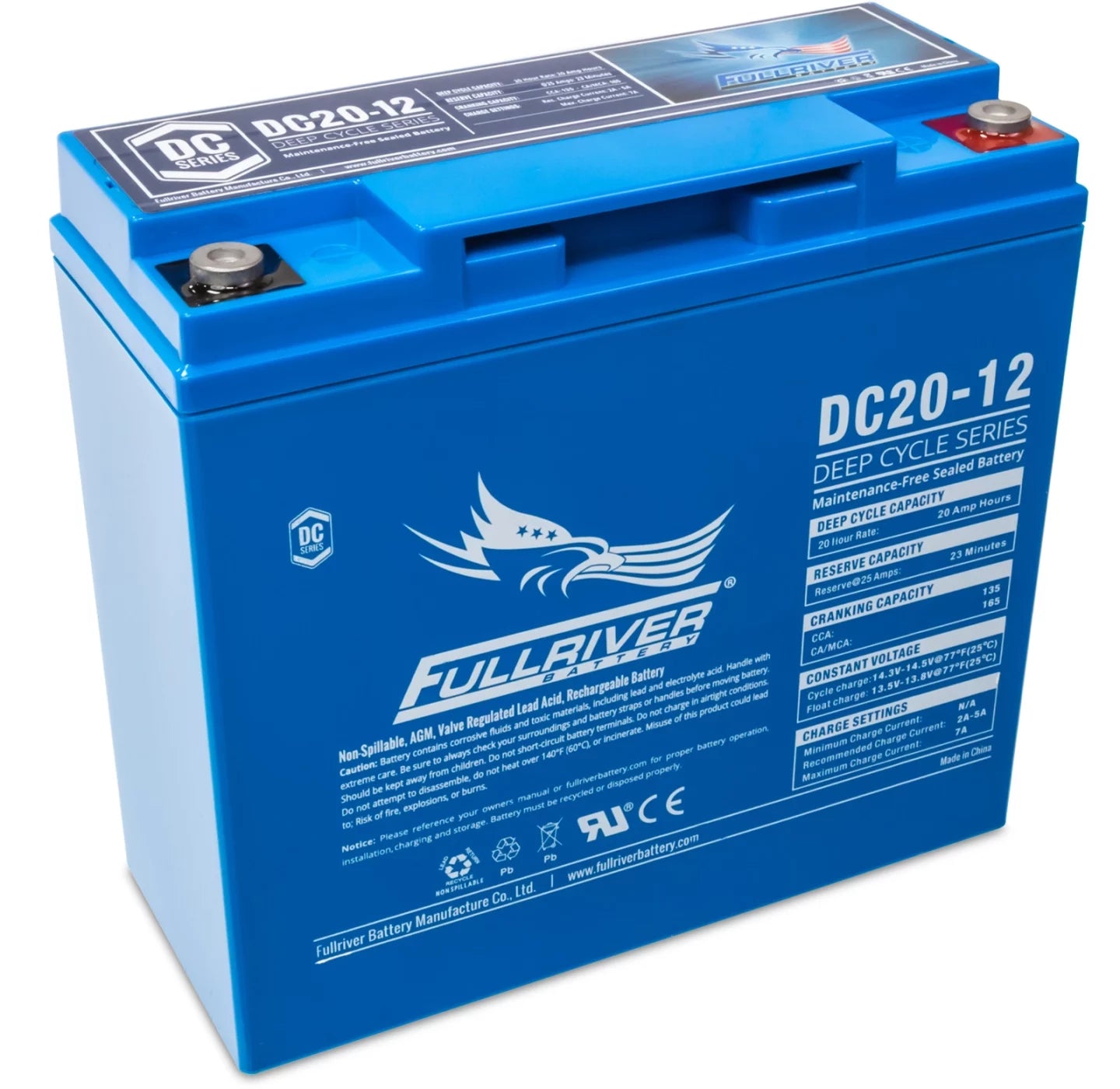 FULLRIVER DC SERIES 12V 20AH AGM BATTERY – Home of 12 Volt Northern