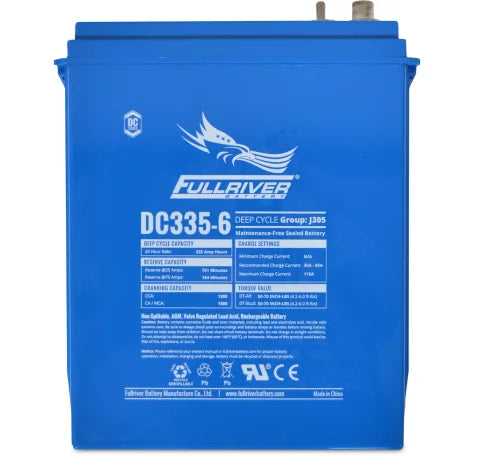 FULLRIVER DC SERIES 6V 335AH AGM BATTERY