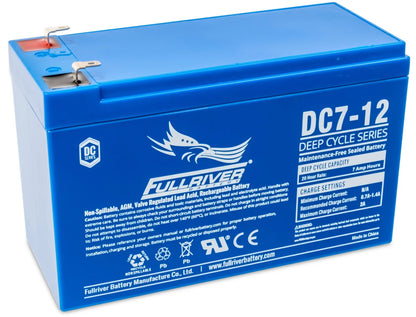 FULLRIVER DC SERIES 12V 7AH AGM BATTERY