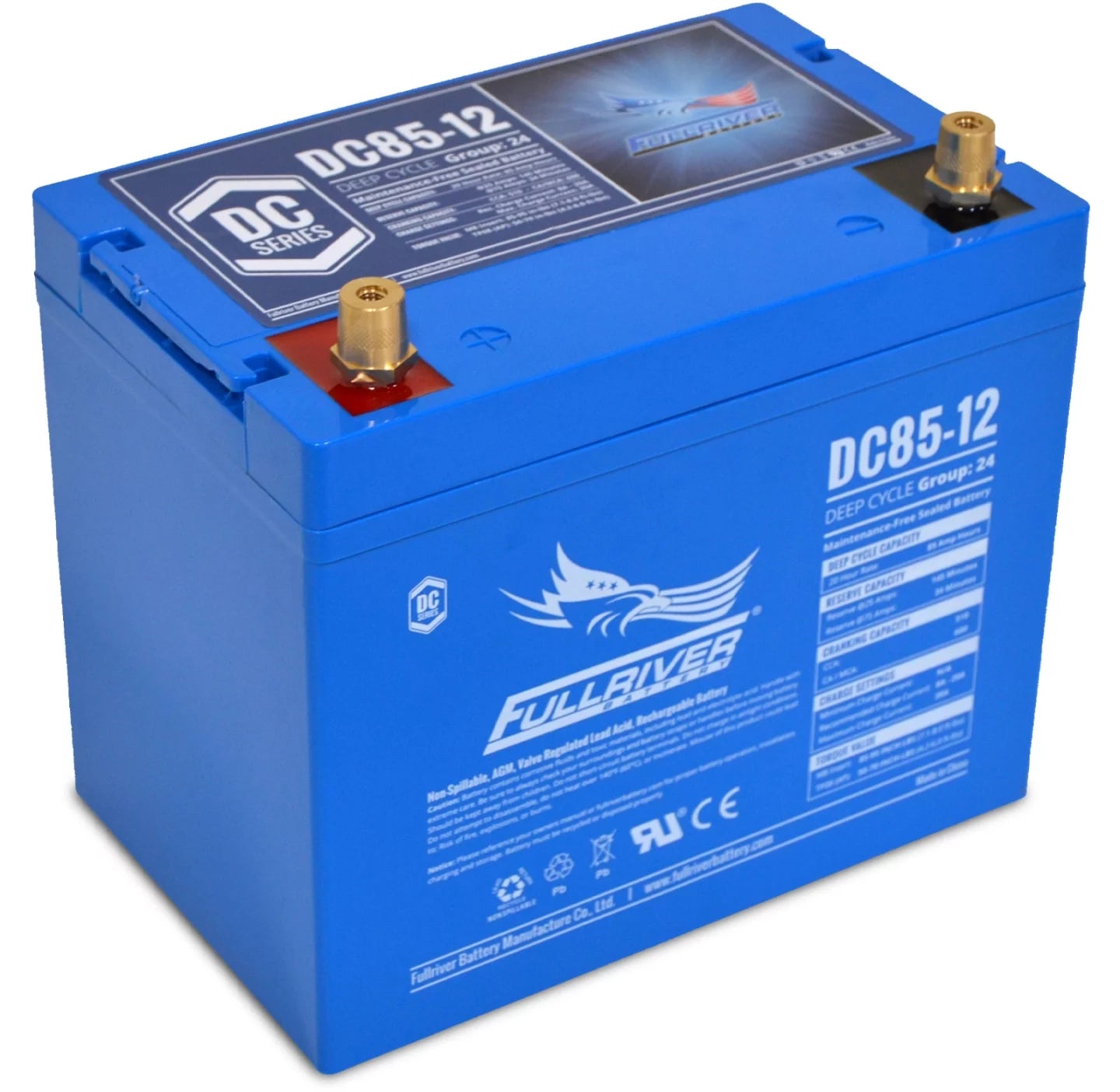 FULLRIVER DC SERIES 12V 85A AGM BATTERY