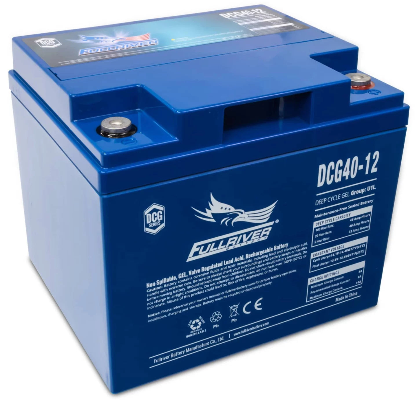 FULLRIVER DCG SERIES 12V 40AH GEL