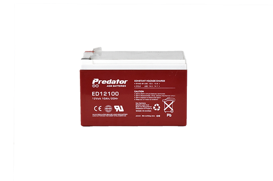 PREDATOR 12V 10AH DEEP CYCLE AGM BATTERY