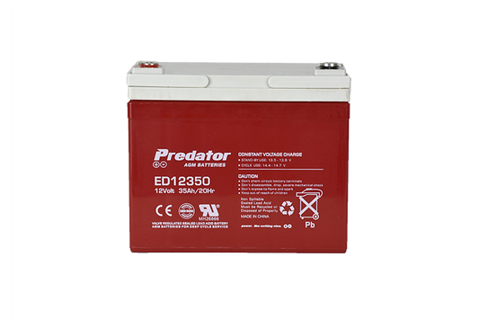 PREDATOR 12V 35AH DEEP CYCLE AGM BATTERY