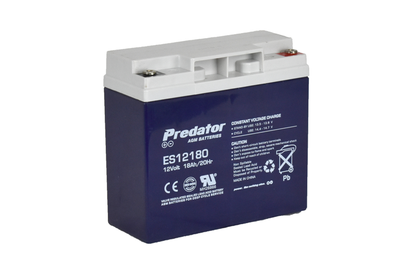 PREDATOR 12V 18AH MULTI-PURPOSE AGM BATTERY