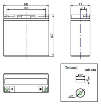 PREDATOR 12V 18AH MULTI-PURPOSE AGM BATTERY