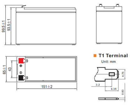 PREDATOR 12V 7.2AH MULTI-PURPOSE AGM BATTERY