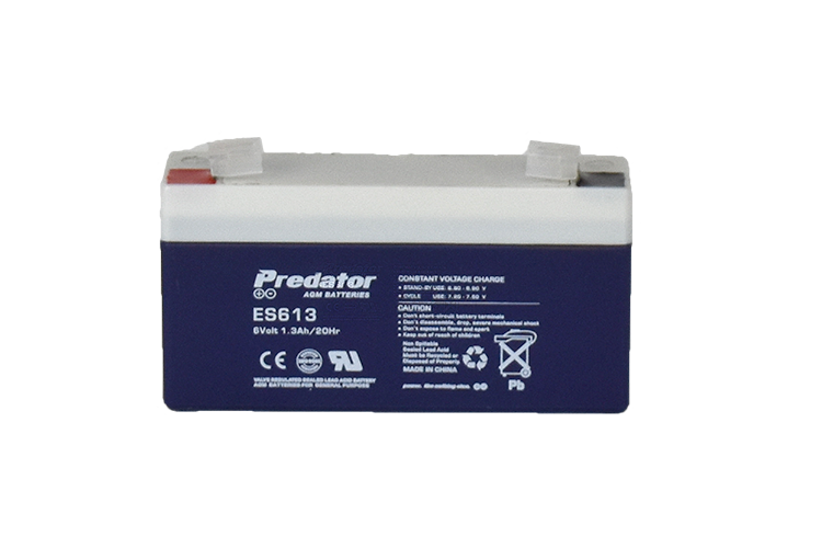 PREDATOR 6V 1.3AH MULTI-PURPOSE AGM BATTERY