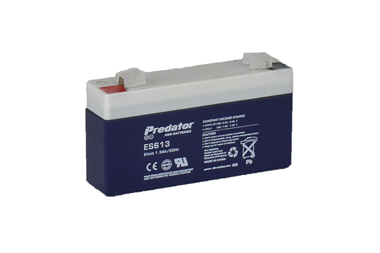 PREDATOR 6V 1.3AH MULTI-PURPOSE AGM BATTERY