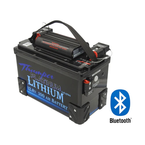 THUMPER LITHIUM BATTERY HUB 100AH REDARC FRONT MOUNT + BLUETOOTH