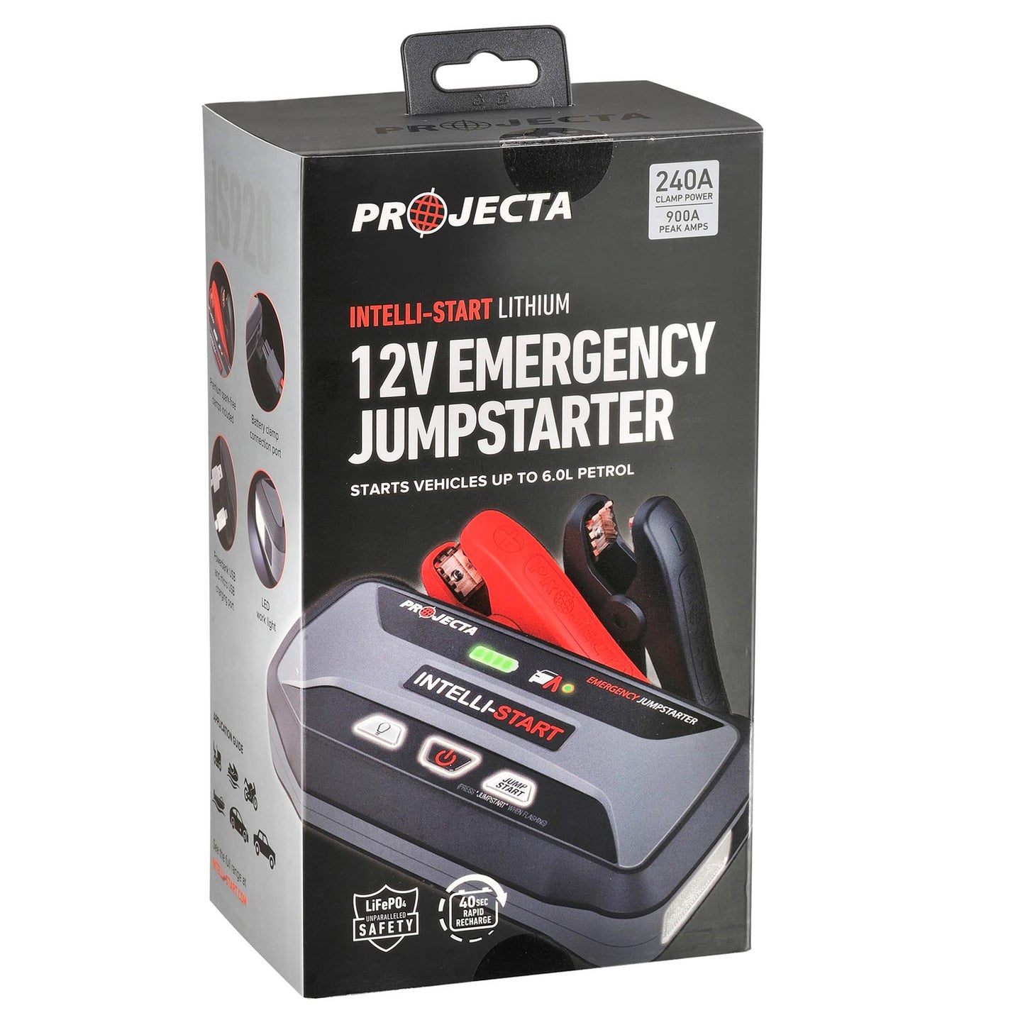 12V 900A INTELLI-START EMERGENCY LITHIUM JUMP STARTER