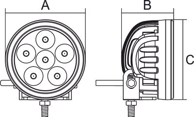 9518 SERIES 18W LED WORK LIGHTS