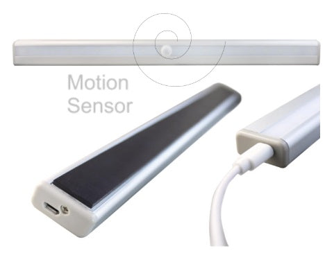 MOTION SENSING RECHARGE STRIP LIGHT