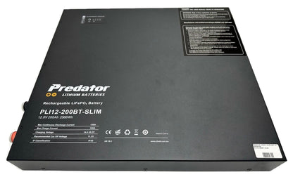 PREDATOR 200AH 150A BMS SLIMLINE LiFePO4 BATTERY