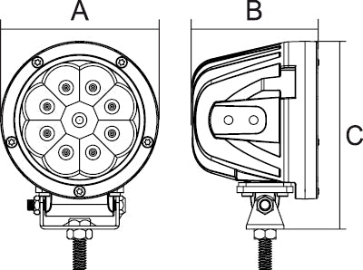 DOMINATOR EXTREME SERIES DRIVING LIGHTS (PAIR)