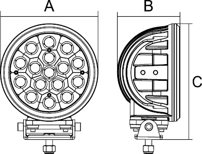 DOMINATOR 37 SERIES DRIVING LIGHTS (PAIR)