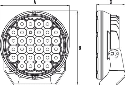 ESSENTIALS DLE SERIES DRIVING LIGHTS (PAIR)