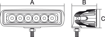 118 SERIES 18W LED WORK LIGHTS