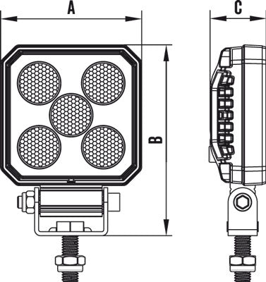 95 SERIES LED SQUARE WORK LIGHT