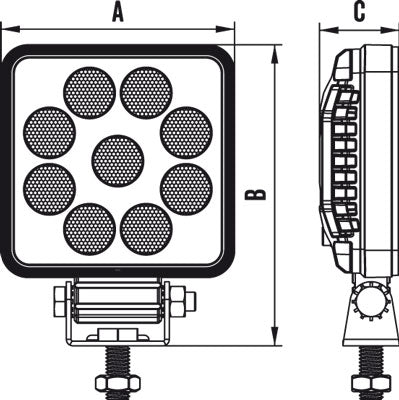 95 SERIES LED SQUARE WORK LIGHT