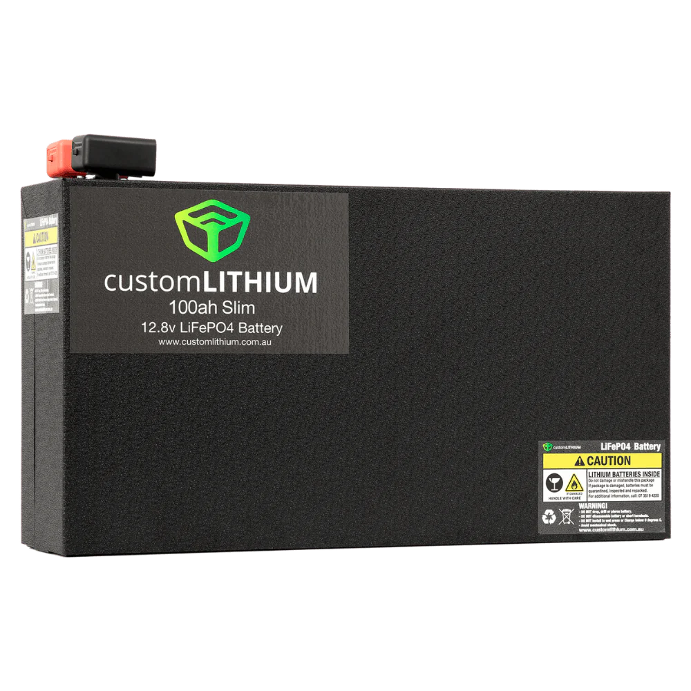 CUSTOM LITHIUM 12V 100AH 180BMS SLIM LITHIUM BATTERY