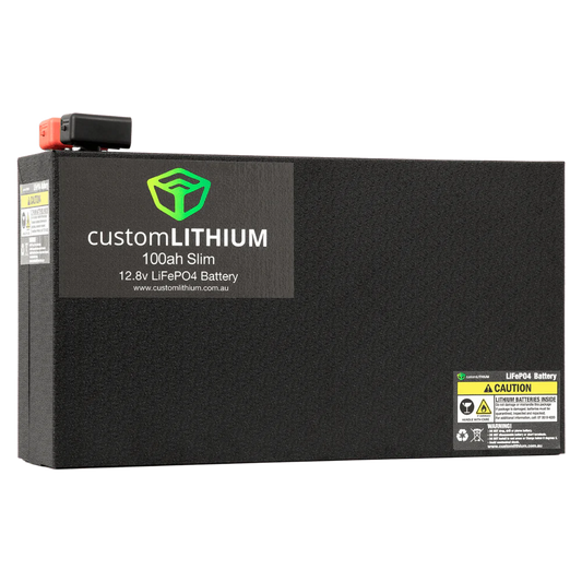 CUSTOM LITHIUM 12V 100AH 180BMS SLIM LITHIUM BATTERY