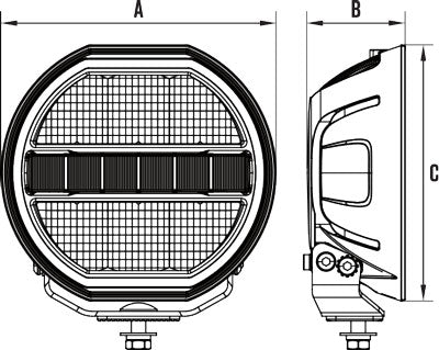 STEALTH S8 SERIES DRIVING LIGHTS (PAIR)