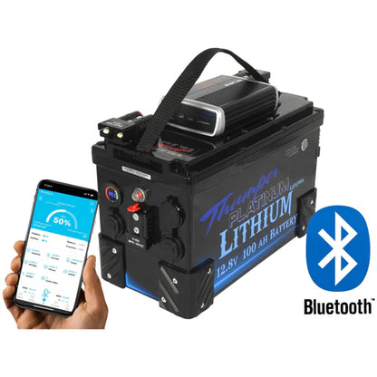 THUMPER LITHIUM BATTERY HUB 100AH PROJECTA IDC25L + BLUETOOTH