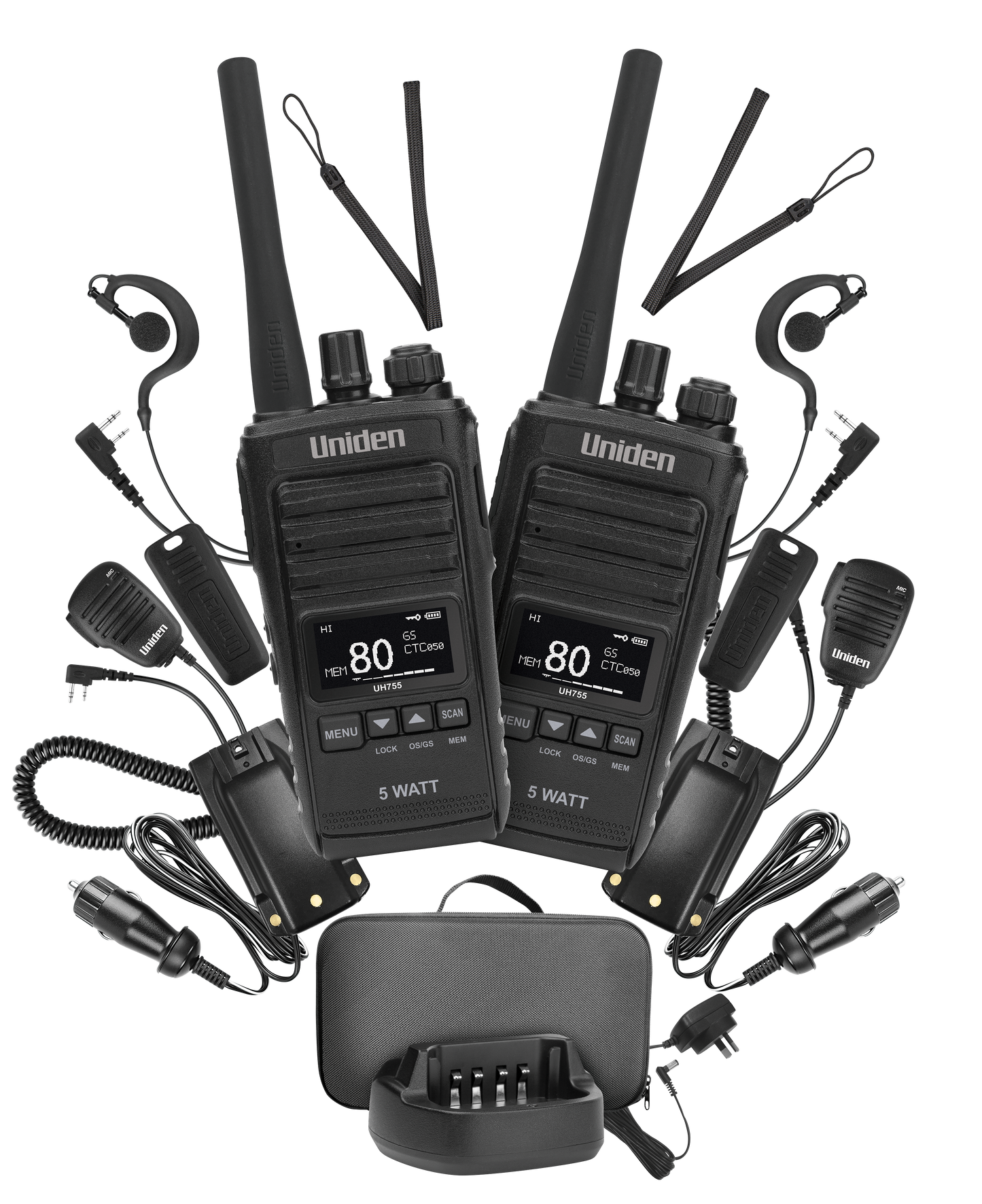 UH755 5W HANDHELD IP55 UHF CB RADIOS