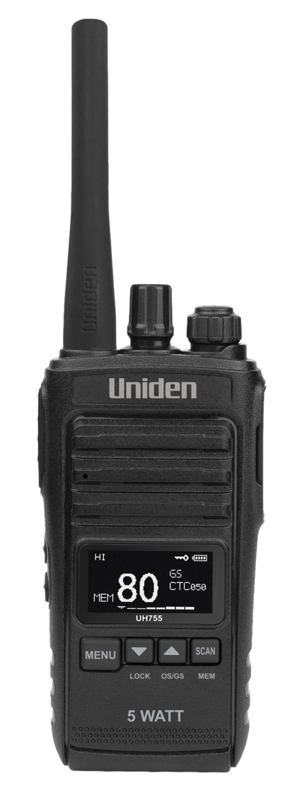 UH755 5W HANDHELD IP55 UHF CB RADIOS