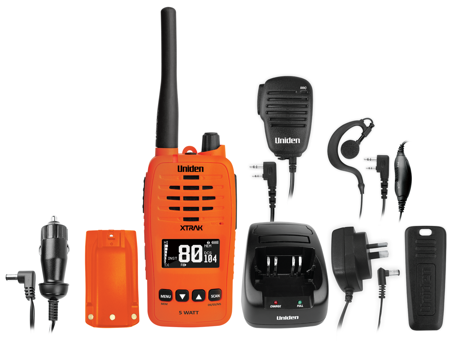 XTRAK 50 5W HANDHELD UHF CB RADIOS