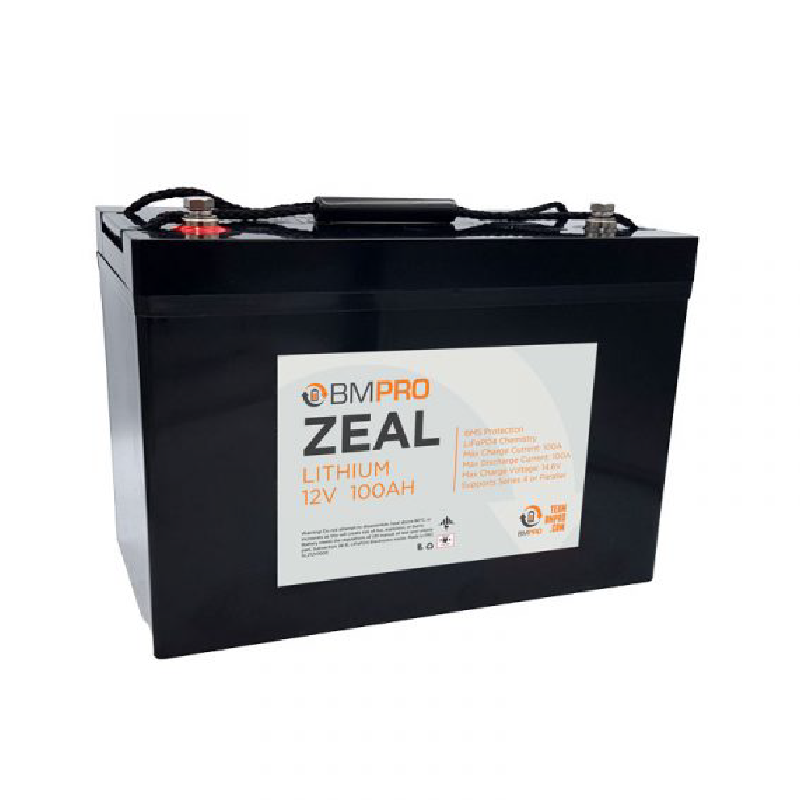 ZEAL 12V 100AH LITHIUM LiFePO4 BATTERY