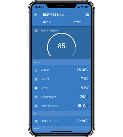 BATTERY MONITOR BMV-712 BLACK