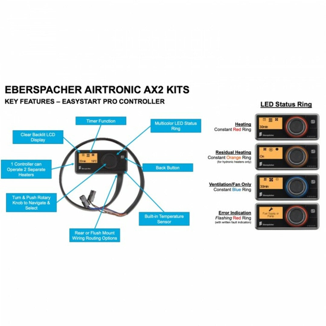 AIRTRONIC 3 12V SINGLE OUTLET DIESEL HEATER D2L AS3 PRO KIT