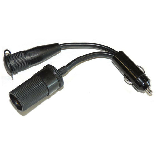 CIGARETTE PLUG TO 1X MERIT & 1X CIGARETTE SOCKET ADAPTER